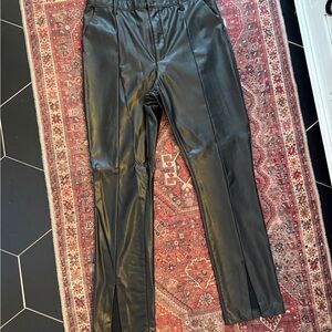 Abercrombie & fitch woman’s  Black Leather Pants